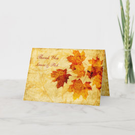 automne brun mariage Merci