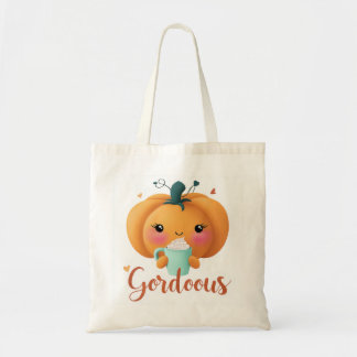 "Automne Citrouille Sac fourre-tout - Gourd Design