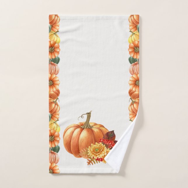 Automne Citrouille Serviette à main (Serviette à main)