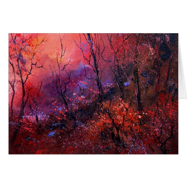 Automne dans le bois (Devant horizontal)