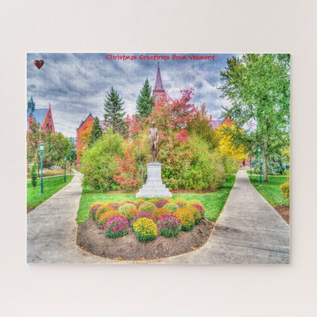 Automne dans le Vermont Jigsaw Puzzle (Horizontal)