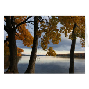 "Automne de lac Cazenovia "