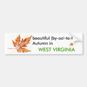 Automne en Virginie-Occidentale Sticker