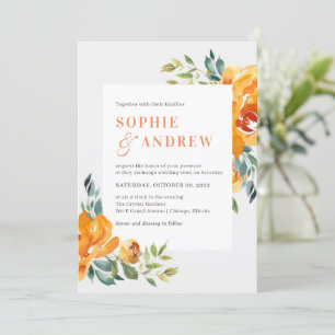 Automne enchantée Mariage de automne Invitations A