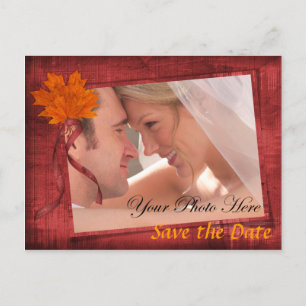 Automne Enregistrer la date Cartes postales