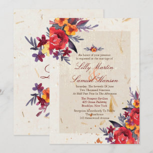 Automne Essence Mariage Invitations