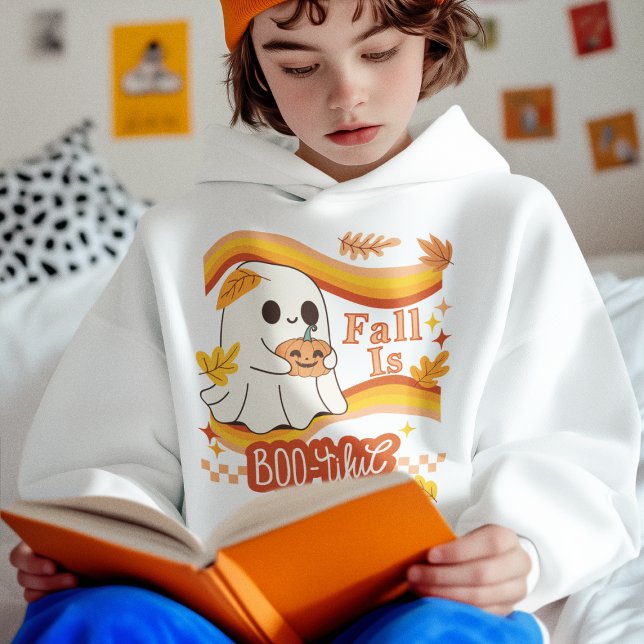 Automne est Boo-tiful - Automne est beau - Fantôme (This item is for display purposes only to illustrate the design element. )