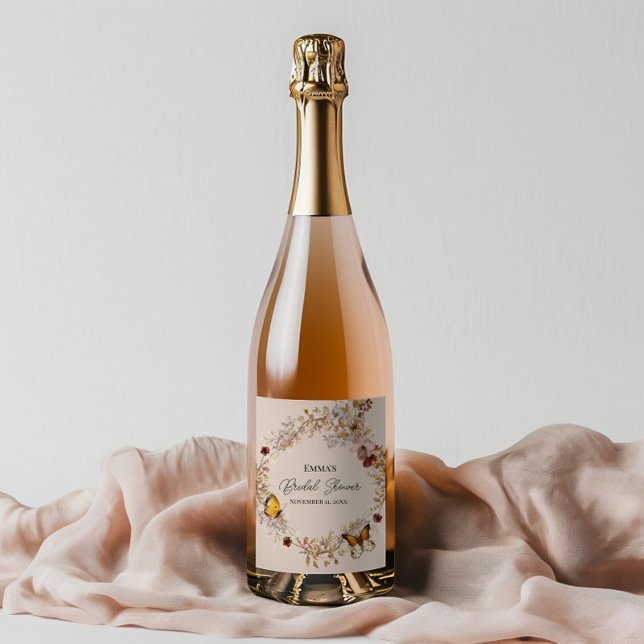 Automne Fête des mariées Automne Vin Étiquette Set (Créateur téléchargé)