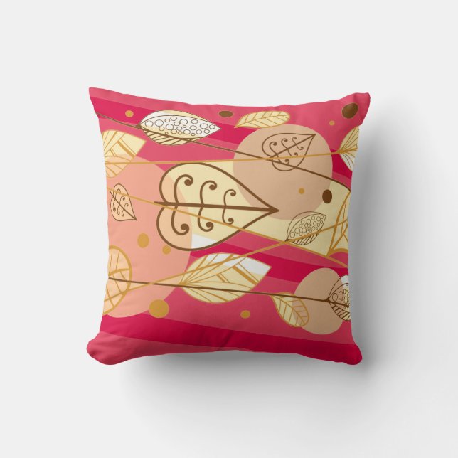 Automne Feuilles Coussin (Recto)