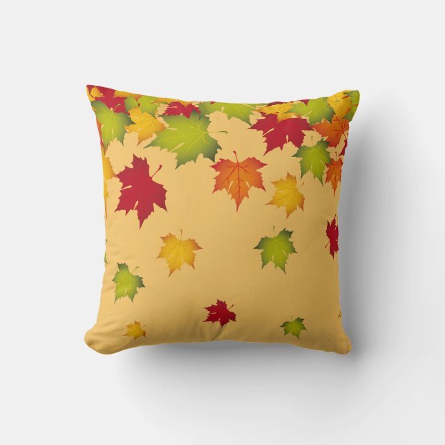 Automne Feuilles Coussin (Recto)