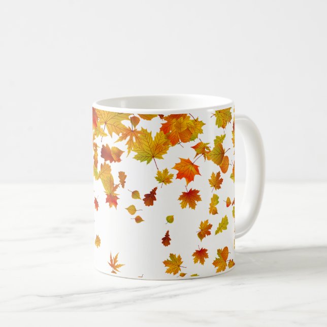 Automne Feuilles de Mug (Devant droit)
