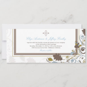 Automne Feuilles Faire-part de mariage
