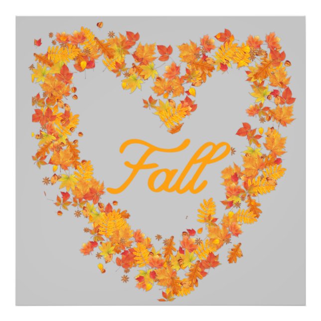 Automne Feuilles Photo Impression (Devant)