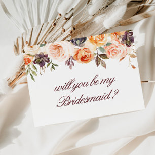 automne floral serez-vous ma carte de demoiselle