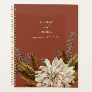 Automne Floral Terracotta Mariage de automne d'aqu