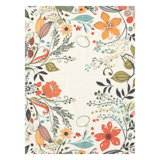 Automne Floral Thanksgiving Nappe (Devant)