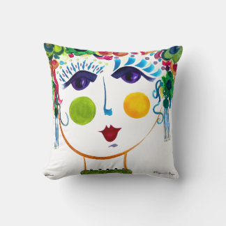 Automne - Gypsy Garden Girl Coussin de coton