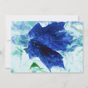 Automne Laisser Invitation / Faire-part