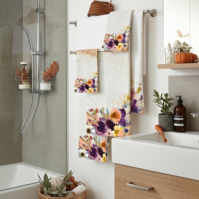 Automne mixte aquarelle florale (Créateur téléchargé)