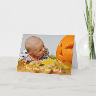 Automne Pagan Nouvelle carte bébé