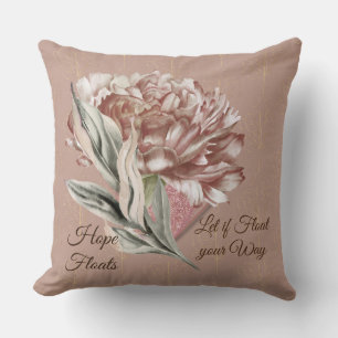 Automne Pays Vintage Floral Coussin réversible