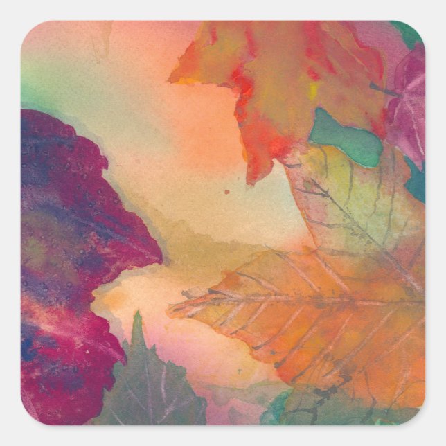 Automne Quitte le long de la côte dans NE Sticker  (Devant)