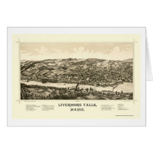 Automnes de Livermore, JE carte panoramique - 1889