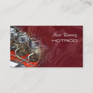 Automobil, Fotogeschäftskarten Visitenkarte