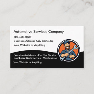 Automobil-Reparaturservice neue Visitenkarten Visitenkarte
