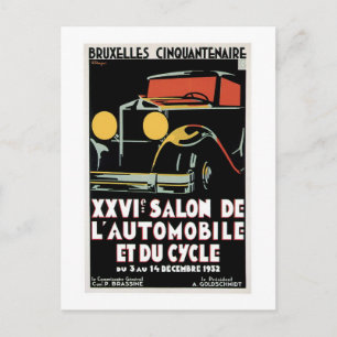 Automobil-Salon Postkarte