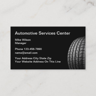 Automobil-Service-Reifenprofil Visitenkarte