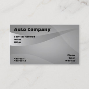 Automobil Visitenkarte