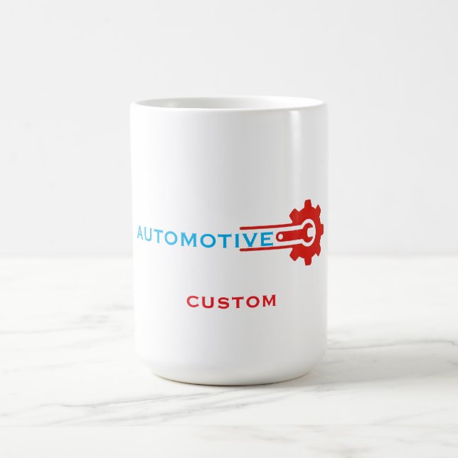 Automobil-Zahnrad-Logo Kaffeetasse (Mittel)