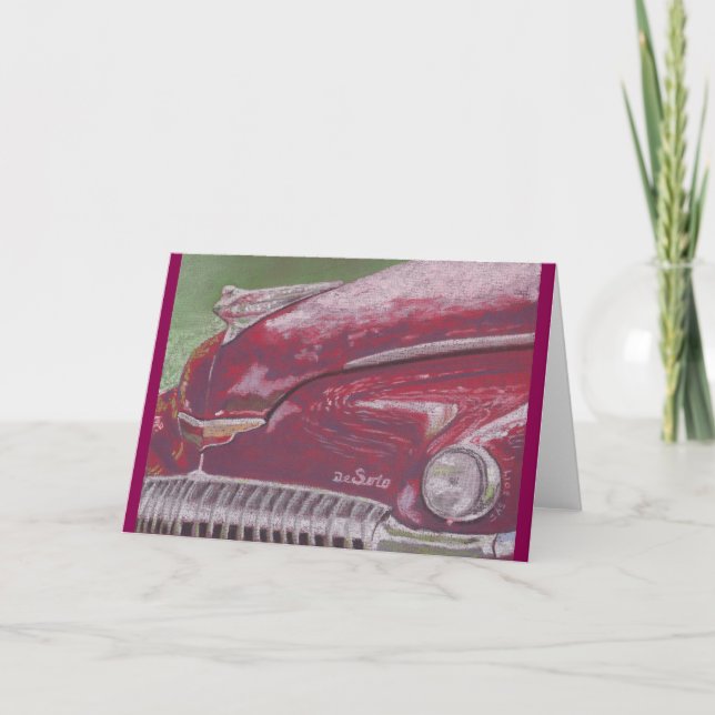 Automobilauto-Grußkarte "De Soto" Karte (Vorderseite)