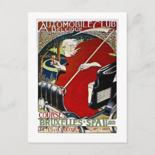 Automobilclub De Belcique - Vintage Postkarte