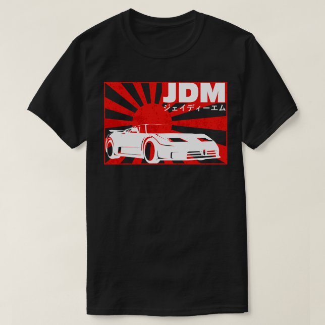Automobilmarkt in Japan T-Shirt (Design vorne)