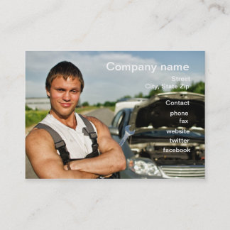 AutomobilReparaturwerkstatkarte Visitenkarte