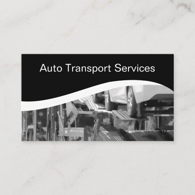 Automobiltransport-Kurier Visitenkarte (Vorderseite)