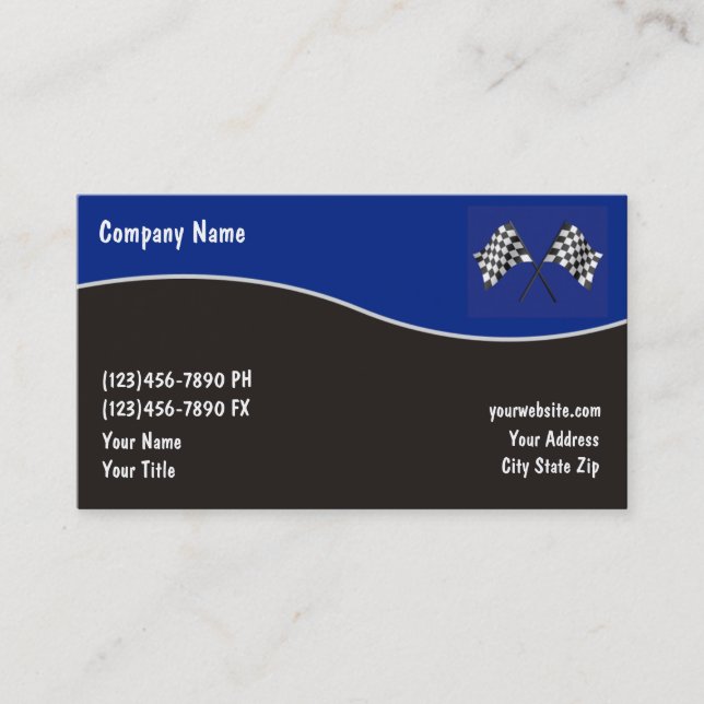 AutomobilVisitenkarten Visitenkarte (Vorderseite)