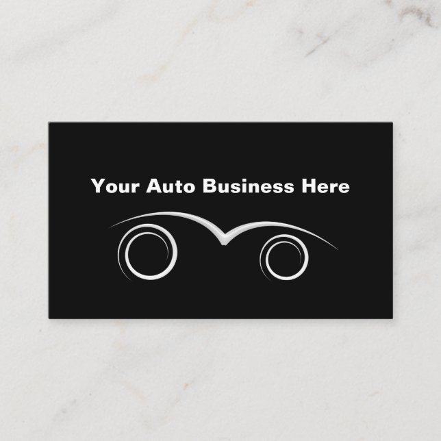 AutomobilVisitenkarten Visitenkarte (Vorderseite)