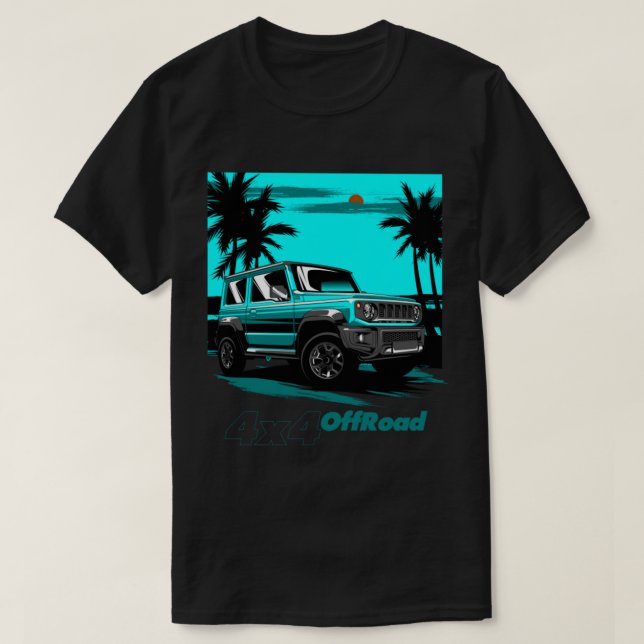 Automotive Apparel Suzuki Jimny 4x4 T-Shirt (Design vorne)