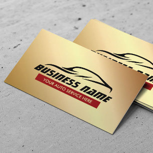 Automotive Auto im Detail Auto Reparatur Modernes  Visitenkarte