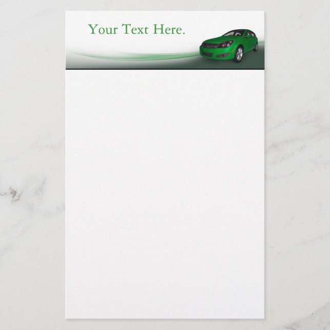 Automotive Briefpapier (Vorderseite)