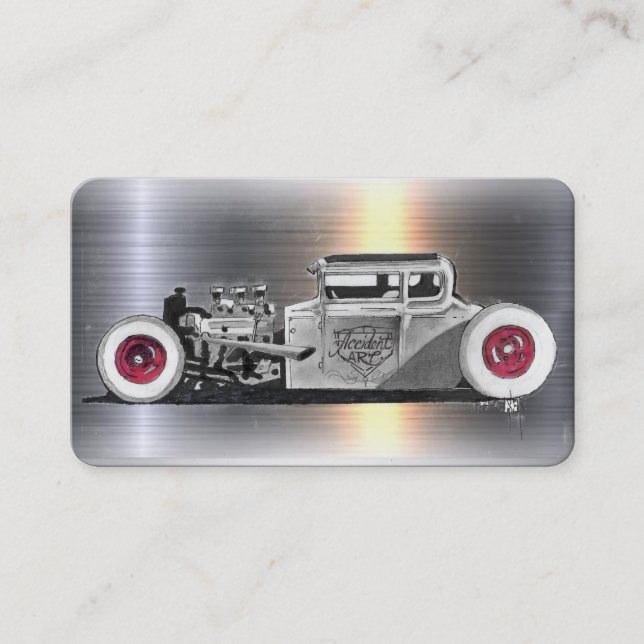 Automotive Business Card Visitenkarte (Vorderseite)