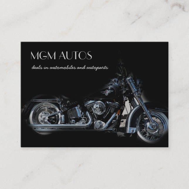 Automotive Business Cards Visitenkarte (Vorderseite)