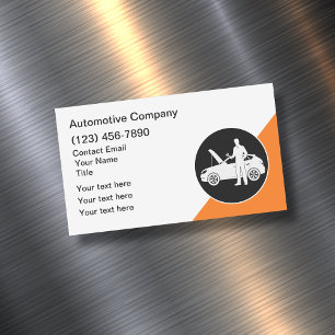 Automotive moderne neue Geschäfts magnets Magnetische Visitenkarte
