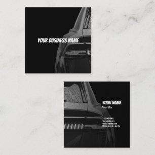 Automotive Visitenkarte - Fettdunkles Design
