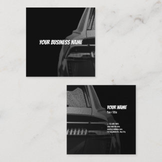 Automotive Visitenkarte - Fettdunkles Design