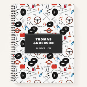 Automotive-Werkzeuge Notizbuch