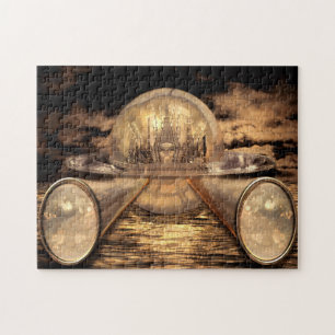 Autonome Pod-Stadt-Puzzle
